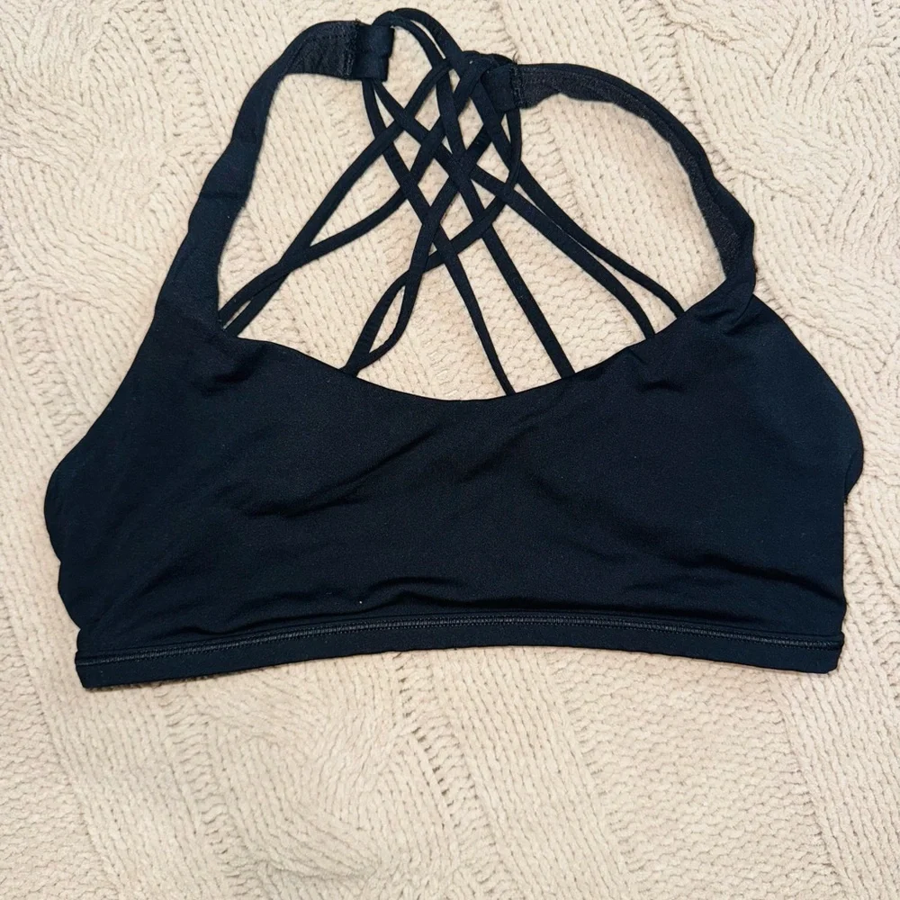 Lululemon Black Sports Bra - Picture 5 of 8